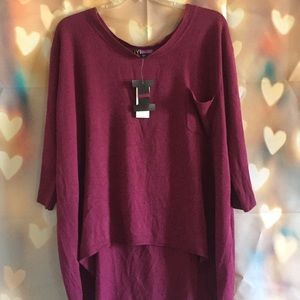 Cute LYS hi lo Sweater Blouse Top